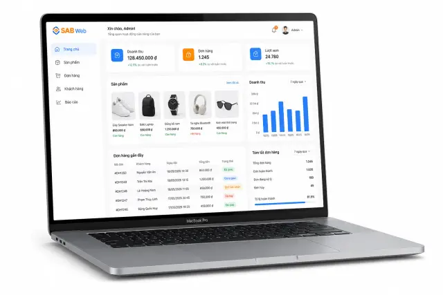 Website doanh nghiệp / Bán hàng / Giới thiệu sản phẩm