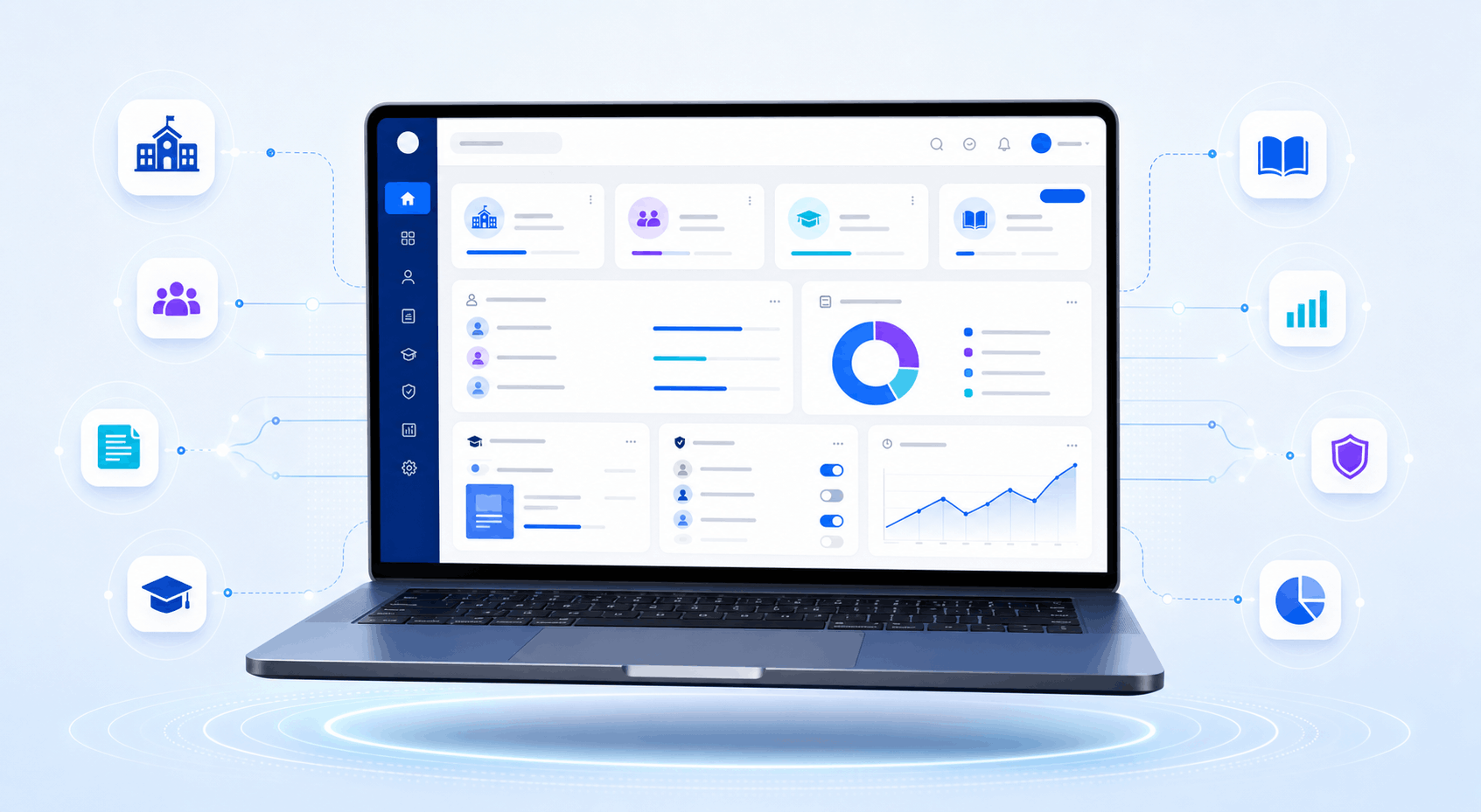 Giao diện quản trị S-LMS