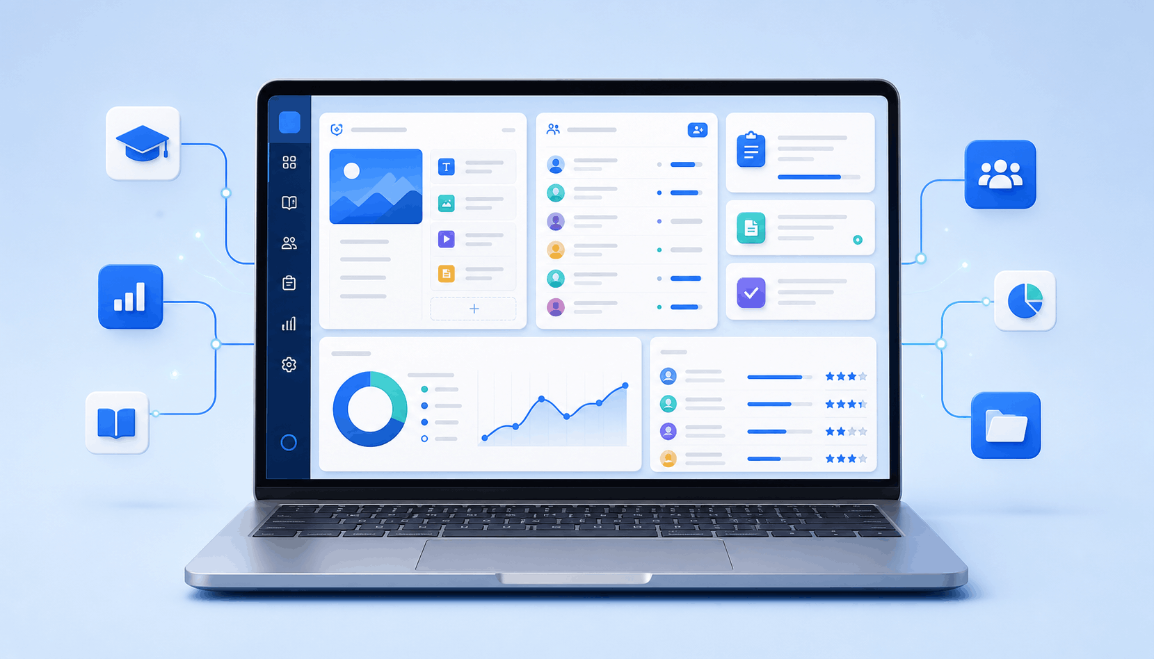 Giao diện giáo viên S-LMS